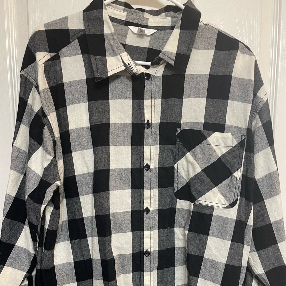 Plaid button down